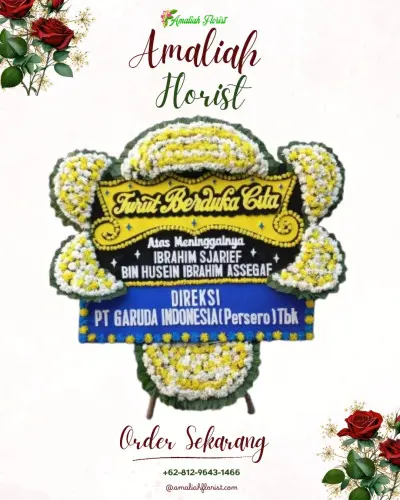 Papan Bunga Duka di Cintajaya