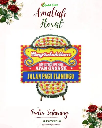 Bunga Papan Congratulation di Cintajaya